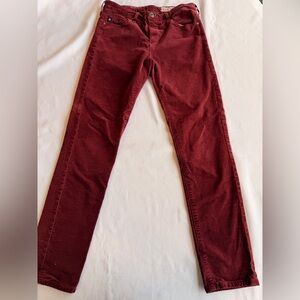 Anthropologie The Stevie Ankle Slim Straight Ankle Pants Size 27R